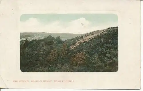 PC27786 The Summit. Croham Hurst in der Nähe von Croydon. Felder. Glänzend. Nr 428. 1910