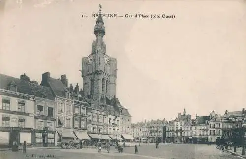 PC27731 Bethune. Grand Place. Cote Ouest. L. Darras. Nr 11