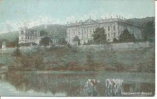 PC23743 Chatsworth House. Horrock. Nr. 7. 1906