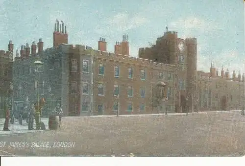 PC27742 St. James Palace. London. 1906