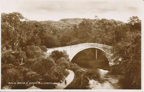 PC26626 Auld Brig O Doon. Alloway. Ayr. Alexr. D. Henderson. RP