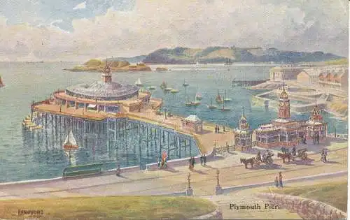 PC26646 Plymouth Pier. Hannaford. Dennis. Nr 4608