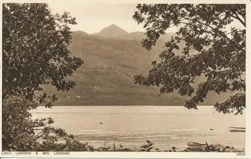 PC25167 Loch Lomond und Ben Lomond. Photochrom. Nr 69936