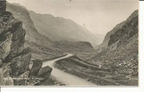 PC26242 Llanberis Pass. N. Wales. Judges Ltd. Nr. 1921. 1935