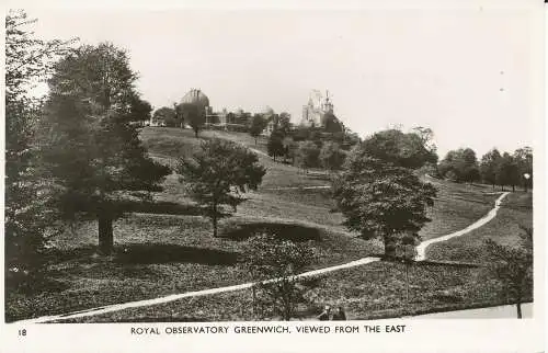 PC26297 Royal Observatory Greenwich. Von Osten aus gesehen. Nr. 18. RP