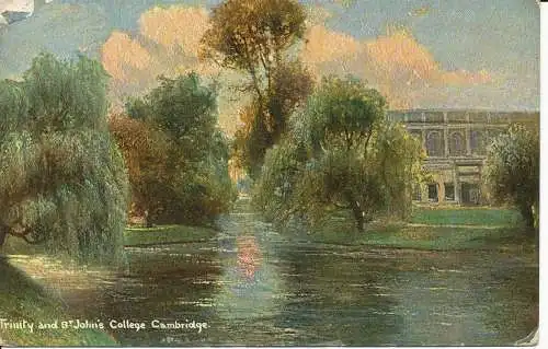 PC24787 Trinity und St. Johns College. Cambridge. Hildesheimer. 1907