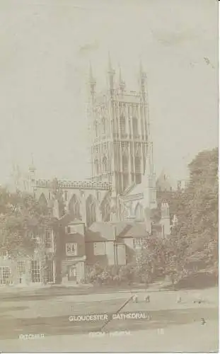 PC27828 Gloucester Cathedral. Aus dem Norden. Krug. 1908