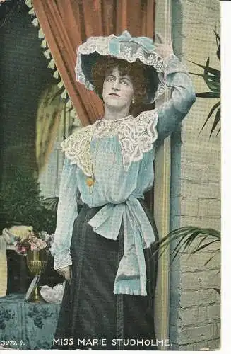 PC23514 Miss Marie Studholme. Hartmann. Nr. 3077. 1909
