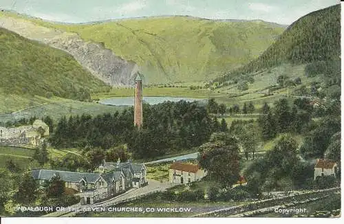 PC25182 Glendalough oder die sieben Kirchen. Co. Wicklow. Chas. L. Reis