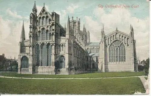 PC23762 Ely-Kathedrale aus dem Osten. Valentinstag. 1909
