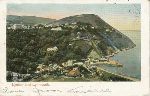 PC24911 Lynton und Lynmouth. Pfau. Nr. 214. 1902