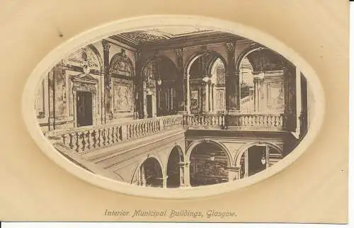 PC24992 Interior Municipal Buildings. Glasgow. Caledonia. Nr 500