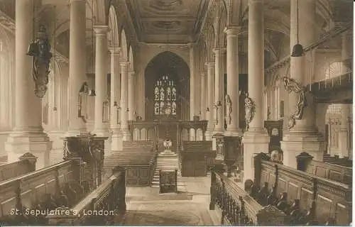 PC25432 St. Sepulchres. London. Henry Flett