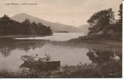 PC25252 Luss Straits. Loch Lomond. Valentinstag. Nr 323X