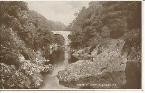 PC26447 Bridge of Garry. Killiecrankie. Valentinstag. Foto Braun