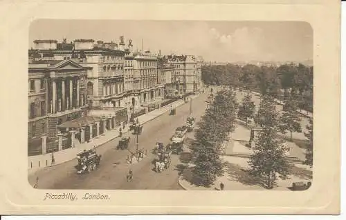 PC27763 Piccadilly. London. Julius Bendix. Nr. 303. 1909