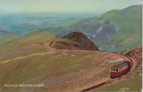 PC26042 Snowdon Mountain Railway. Lachs. Nr. 1464c