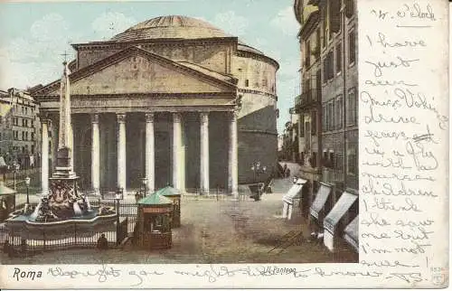 PC28071 Rom. Das Pantheon. 1902