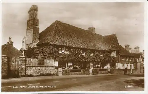 PC24585 altes neuwertiges Haus. Pevensey. Valentinstag. Nr. 219891. RP