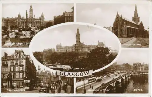 PC27873 Glasgow. Multi-View. Valentinstag. Nr. 219723. RP. 1940