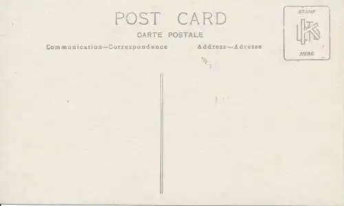 PC27848 Alte Postkarte. Ein Garten