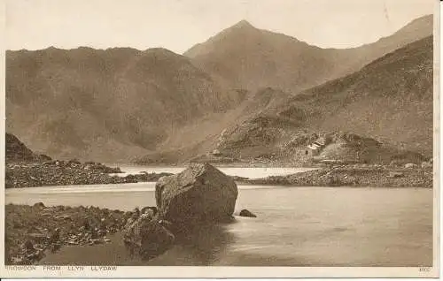 PC26778 Snowdon von Llyn Llydaw. Photochrom. Nr 4002