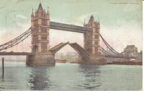 PC27813 Tower Bridge. London. 1906