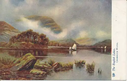 PC24605 Die englischen Seen. Krummock Wasser. Tuck. Öle. Nr. 1701. 1904