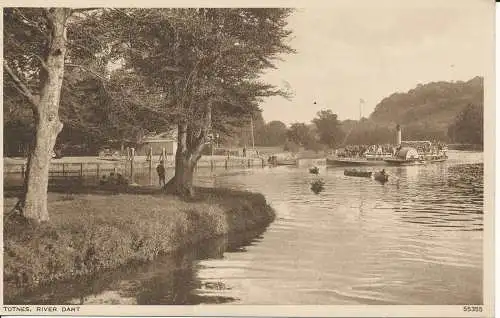 PC26222 Insgesamt. River Dart. Photochrom. Nr. 55355