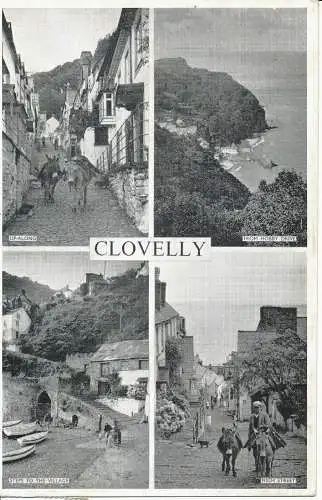 PC24026 Clovelly. Mehrfachansicht. Lachs. Fotostil. 1959