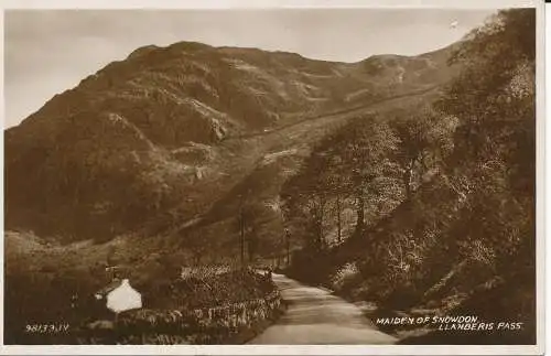 PC24665 Maiden of Snowdon. Llanberis Pass. Valentinstag. Nr 98139. RP