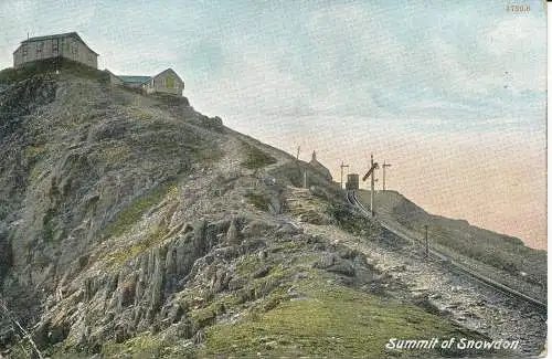 PC26798 Summit of Snowdon. Hartmann. 1908