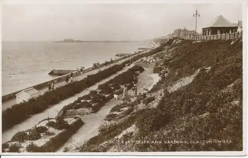 PC25093 East Cliff and Gardens. Clacton auf See. Nr. 35. 1932