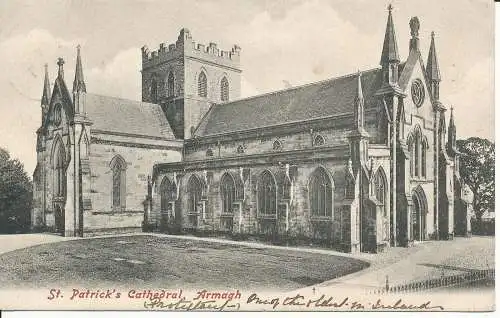 PC25653 St. Patricks Cathedral. Armagh. Lawrence. 1905