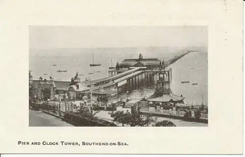 PC24848 Pier und Uhrturm. Southend on Sea