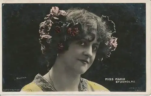 PC23710 Miss Marie Studholme. Whitlock. Schnell. RP. 1908