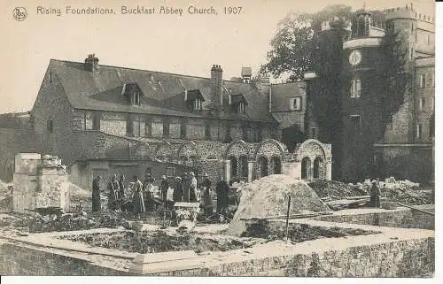 PC25368 Rising Foundations. Buckfast Abbey Church. 1907. Ern. Thill