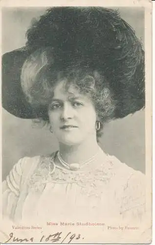 PC23646 Miss Marie Studholme. Bassano. Valentinstag. 1903