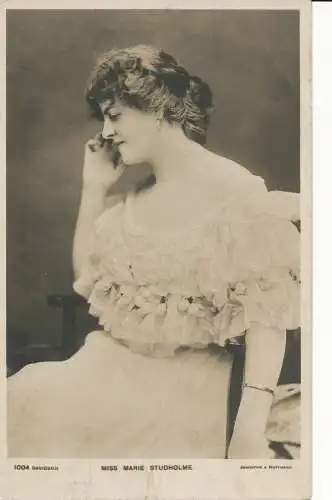 PC23581 Miss Marie Studholme. Johnston und Hoffmann. Davidson. Nr. 1004. 1905