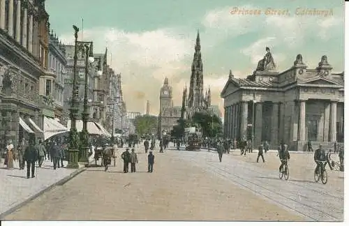 PC28467 Princes Street. Edinburgh. Valentine