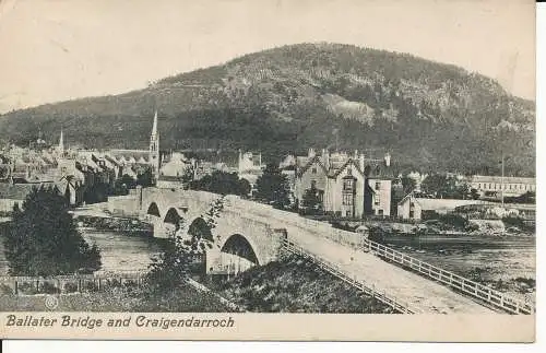 PC28512 Vorschaltgerätbrücke und Craigendarroch. Valentinstag. 1910