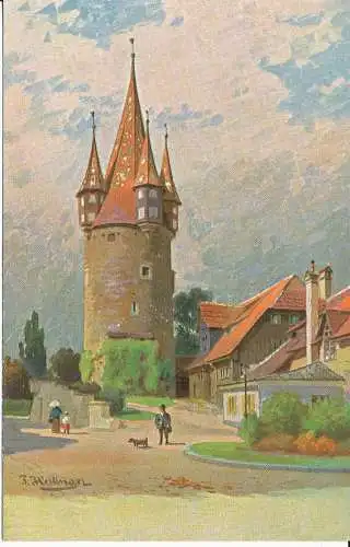 PC28402 alte Postkarte. Burgturm. Hildesheimer. Nr. 5266