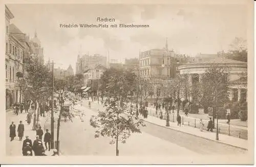 PC28442 Aachen. Friedrich Wilhelm Platz mit Elisenbrunnen