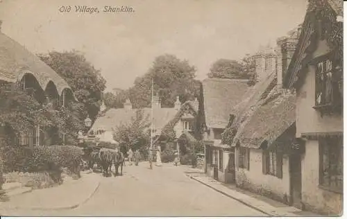 PC26773 Altes Dorf. Shanklin. A. A. Norris. 1916