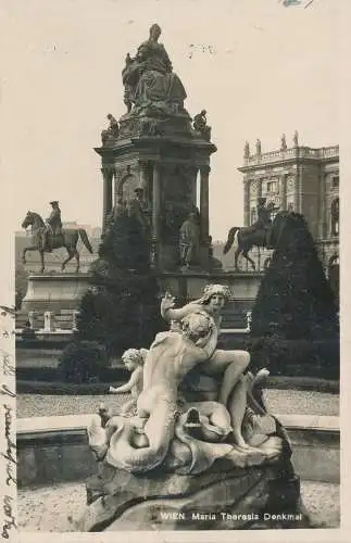 PC30277 Wien Maria Theresia Denkmal. 1927