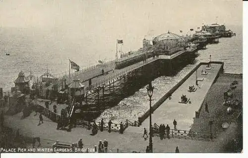 PC25369 Palace Pier und Winter Gardens. Brighton