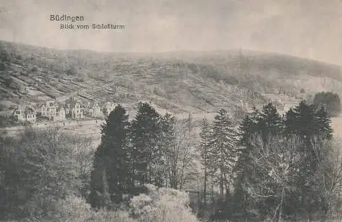 PC30326 Budingen. Blick vom Schlossturm. A. Heller