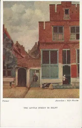 PC30476 The Little Street in Delft. Rijks Museum. Vermeer. Medici. Nr 113