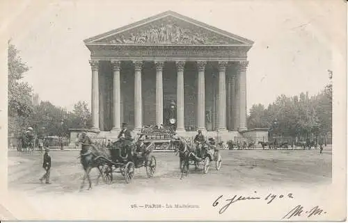 PC28272 Paris. La Madeleine