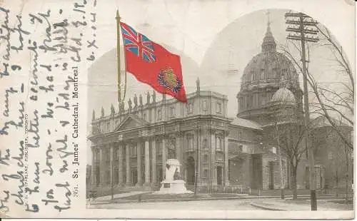 PC28452 St. James Cathedral. Montreal. W. G. Macfarlane. Nr 861. 1904